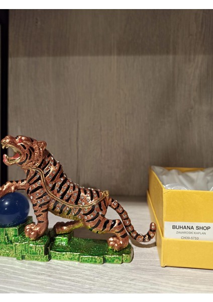 Swarovski Taşlı Kaplan Mücevherlik / Dekoratif Biblo fiyatları