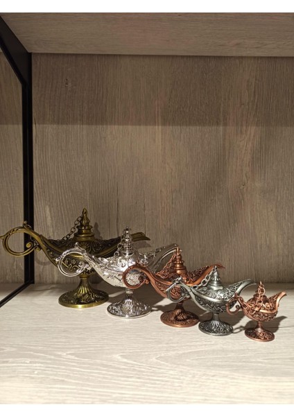 Metal Alaaddin Lambası No-5 Mücevherlik / Dekoratif Biblo