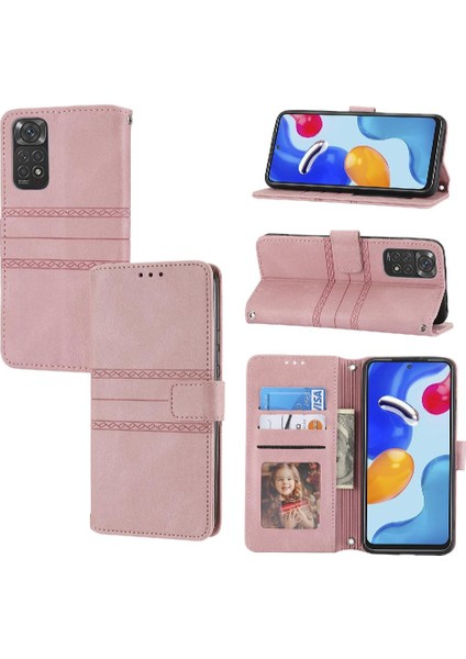 YH Mall Xiaomi Redmi Not 11 Pro 4g Için Flip Case/5g Manyetik Kapatma Cüzdan Kılıf (Yurt Dışından)