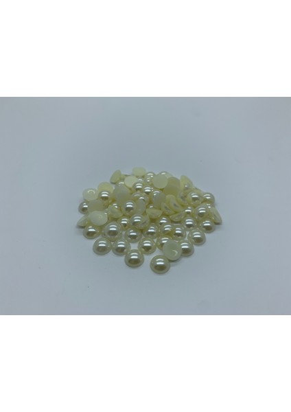 Süsleme Taşı Yuvarlak Inci Beyazı 8mm 2000 Adet Plastik Taş fiyatları