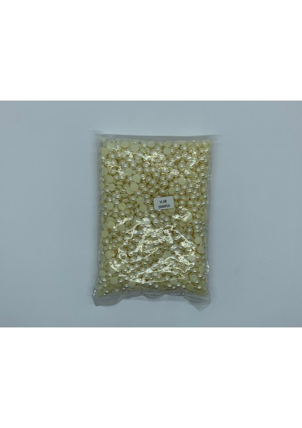 Süsleme Taşı Yuvarlak Inci Beyazı 8mm 2000 Adet Plastik Taş indirimleri