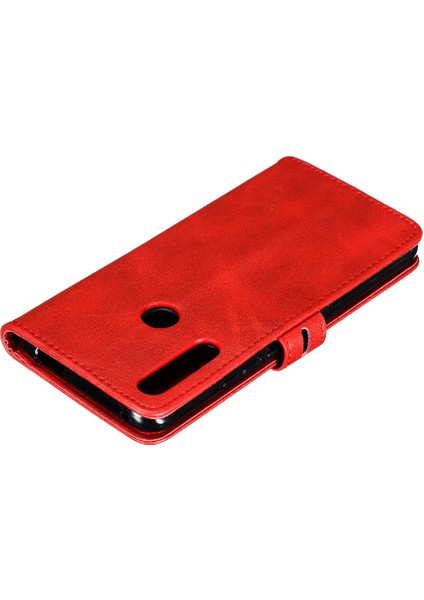 Cüzdan Kılıf Için Huawei Y9 Başbakan 2019 Kickstand Kabartmalı Tüm Yuvarlak Kart (Yurt Dışından)