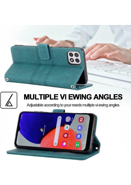 Samsung Galaxy A22 Için Flip Case 5g/ F42 5g Manyetik Kapatma Kickstand Pu (Yurt Dışından) indirimleri