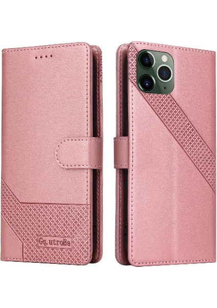 Iphone 11 Pro Max Premium Deri Üç Kart Yuvaları Için Flip Case (Yurt Dışından)