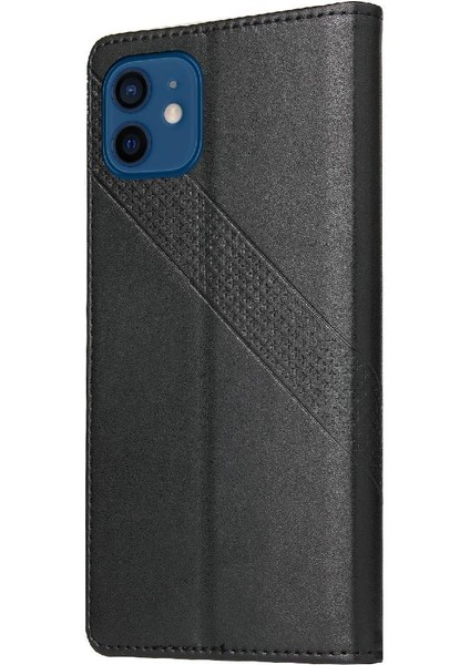 Iphone 12 Için Flip Case Kickstand Üç Kart Yuvaları Premium Deri (Yurt Dışından) fırsatları