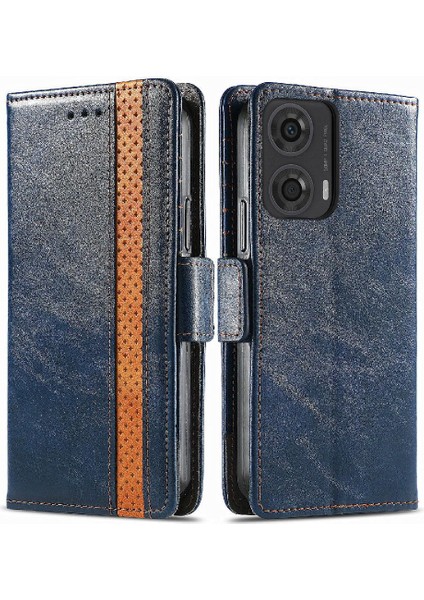 Motorola Moto G24 4g Cüzdan Iş Için Flip Case Çok Renkli Çoklu Kart (Yurt Dışından)