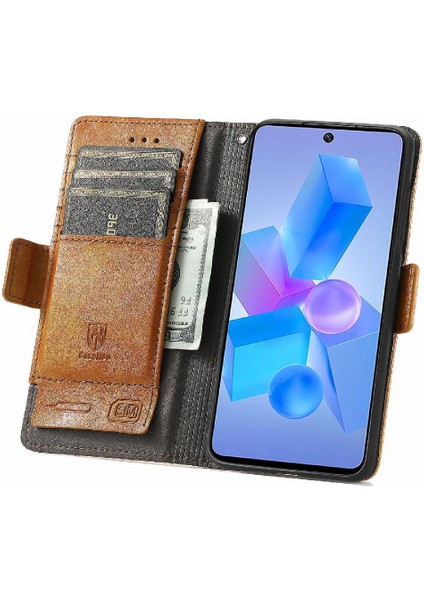 Infinix Hot 40 Pro Çoklu Kart Yuvası Iş Çok Renkli Için Flip Case (Yurt Dışından)