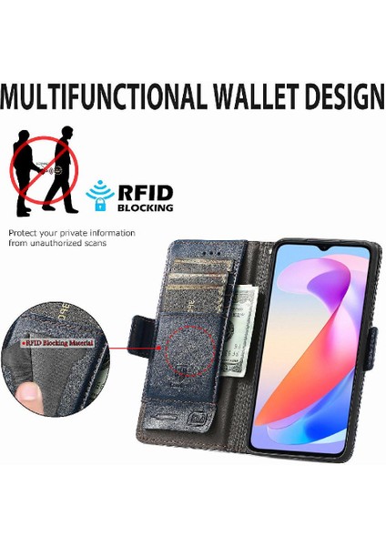 Onur X6A 4g Çok Renkli Çoklu Kart Yuvası Iş Cüzdanı Için Flip Case (Yurt Dışından)