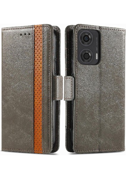 Motorola Moto G24 4g Cüzdan Iş Için Flip Case Çok Renkli Çoklu Kart (Yurt Dışından)