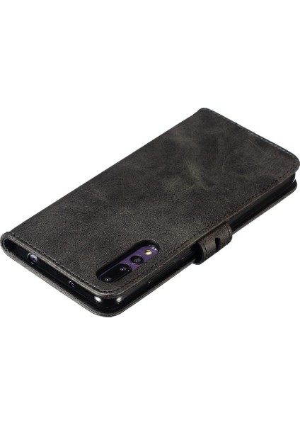 Cüzdan Kılıf Için Huawei P20 Pro Manyetik Kapatma Kickstand Kabartmalı Tüm (Yurt Dışından)