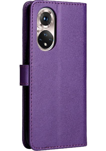 Kart Yuvası ile Huawei Nova 9 Için Flip Case Iş Cüzdan Telefon Kılıfı Yüksek (Yurt Dışından)