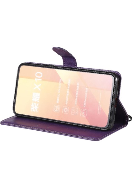 Kart Yuvası Klasik Düz Renk Yüksek Kalite ile Onur X10 Için Flip Case (Yurt Dışından) indirimleri