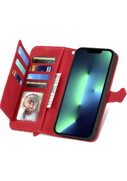 Samsung Galaxy x Kapak 5 Flip Fermuar Tarzı Çoklu Kart Yuvası Cüzdan (Yurt Dışından) modelleri