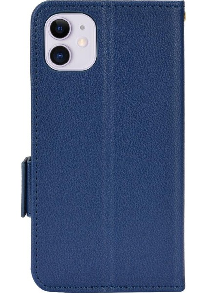 Iphone 12 Için Kılıf Mini Manyetik Cüzdan Kart Yuvaları Tutucu Yan Toka Pu (Yurt Dışından)