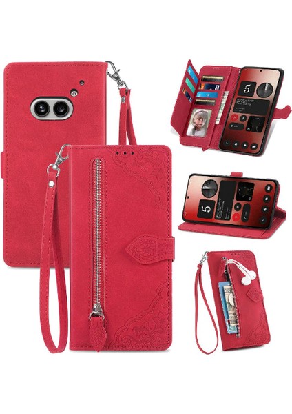 Nothing Telefon 2A Iş Çoklu Kart Yuvası Cüzdan Çok Renkli Flip (Yurt Dışından)