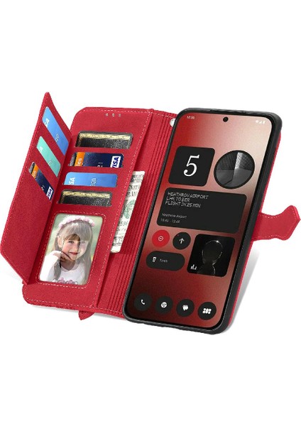 Nothing Telefon 2A Iş Çoklu Kart Yuvası Cüzdan Çok Renkli Flip (Yurt Dışından) modelleri