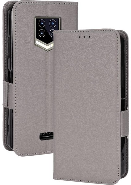 Oukitel WP15 Yan Toka Kart Yuvaları Için Kılıf Tutucu Cüzdan Manyetik Pu (Yurt Dışından) modelleri