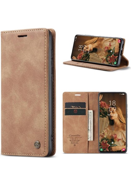 Samsung Galaxy S21 Vintage Pu Deri Cüzdan Manyetik Flip Case (Yurt Dışından) fiyatları