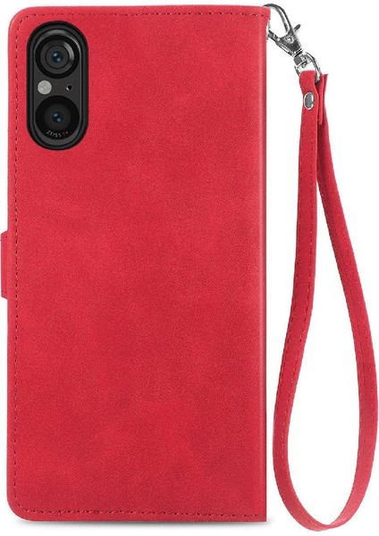 Sony Xperia 5V Flip Fermuar Tarzı Çoklu Kart Yuvası Iş Cüzdan (Yurt Dışından)