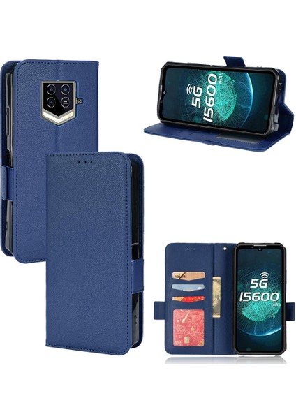 Oukitel WP15 Yan Toka Kart Yuvaları Için Kılıf Tutucu Cüzdan Manyetik Pu (Yurt Dışından) fırsatları