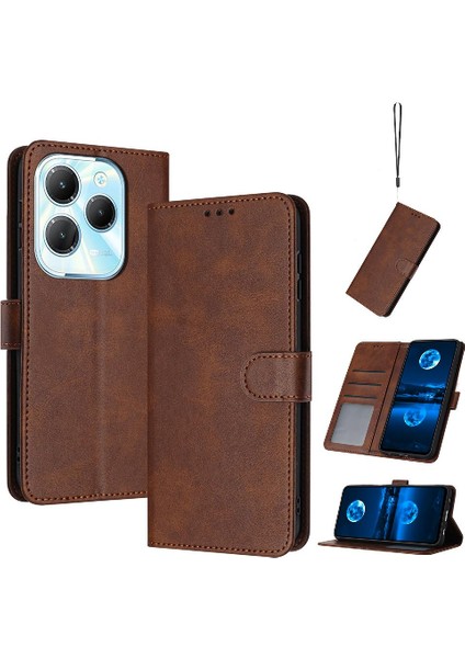 Tecno Spark 20 Pro 4g Kickstand Için Kart Yuvası ile Toka ile Flip Case (Yurt Dışından)