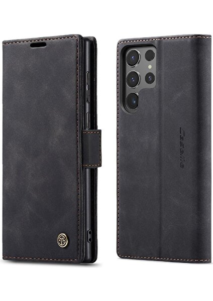 YH Mall Samsung Galaxy S24 Için Flip Case Ultra 5g Flip Folio Kitap Manyetik Kapatma (Yurt Dışından)