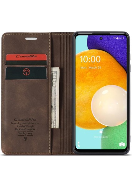 Samsung Galaxy Için Flip Case A53 5g Vintage Pu Deri Cüzdan Flip Folio (Yurt Dışından) fırsatları