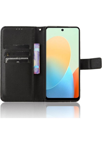 Tecno Spark Için Kılıf Gitmek 2024 Kickstand Kapak Kart Tutucu Manyetik Cüzdan (Yurt Dışından)