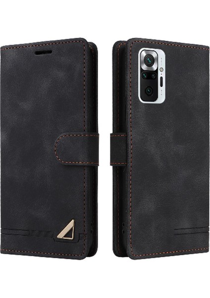 Xiaomi Redmi Not 10 Için Flip Case Pro Cüzdan Darbeye Deri Kılıf (Yurt Dışından)