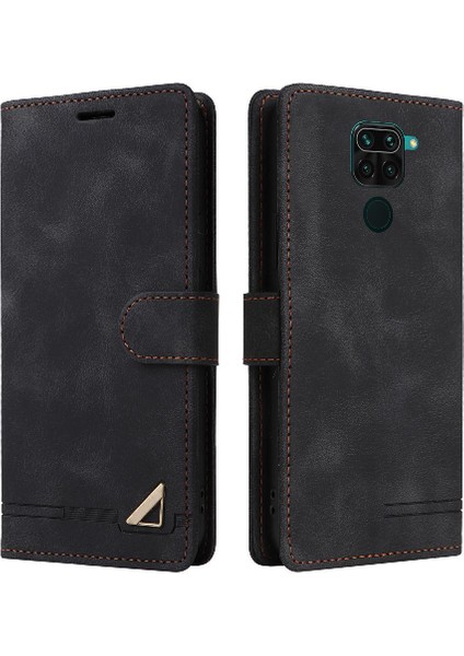 Xiaomi Redmi Not 9 Için Flip Case Deri Kılıf Basit Iş Kapak Çevirin (Yurt Dışından)