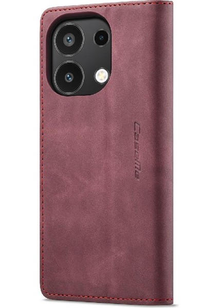 Xiaomi Redmi Not 13 Için Flip Case 4g Vintage Pu Deri Cüzdan Çevir Folio (Yurt Dışından)