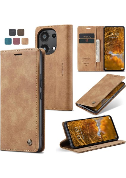 YH Mall Xiaomi Redmi Not Için Flip Case 13 Pro 4g Manyetik Kapatma Darbeye Çevir (Yurt Dışından)