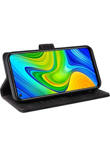 Xiaomi Redmi Not 9 Için Flip Case Deri Kılıf Basit Iş Kapak Çevirin (Yurt Dışından) modelleri
