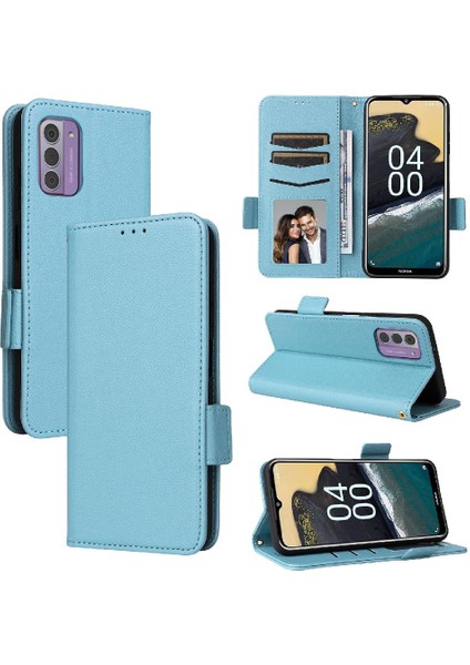 Nokia G42 5g Kart Yuvaları Tutucu Manyetik Cüzdan Yan Toka Pu (Yurt Dışından)