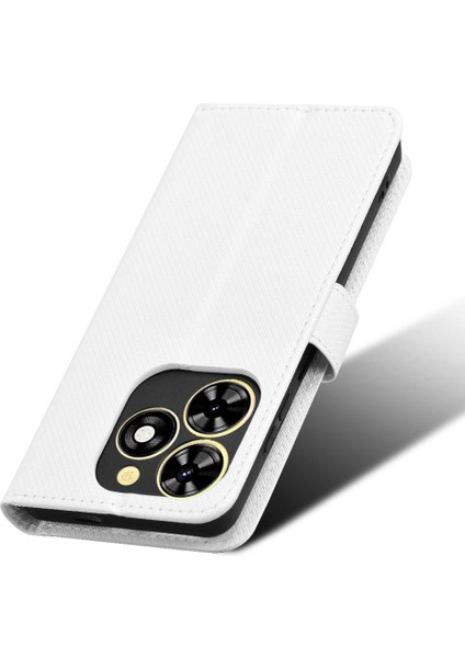 Tecno Spark Için Kılıf Gitmek 2024 Kickstand Kapak Kart Tutucu Manyetik Cüzdan (Yurt Dışından)