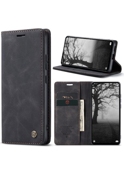 Xiaomi Redmi Not 13 Için Flip Case 4g Vintage Pu Deri Cüzdan Çevir Folio (Yurt Dışından)