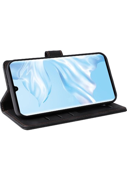 YH Mall Huawei P30 Pro Için Flip Case Darbeye Deri Kılıf Kapak Çevirin Cüzdan (Yurt Dışından)