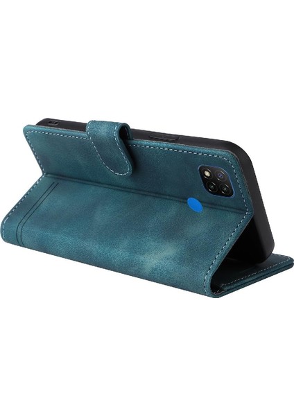 Xiaomi Redmi 9c Deri Kılıf Için Flip Case Basit Iş Darbeye (Yurt Dışından)
