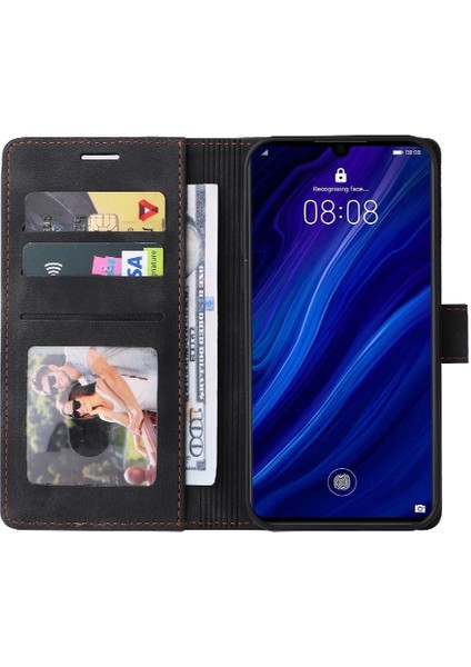 Huawei P30 Için Flip Case Deri Kılıf Kapak Darbeye Basit (Yurt Dışından) fırsatları