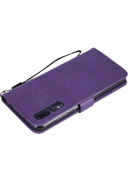 Huawei P20 Pro Için Flip Case Yüksek Kalite Deri Iş Cüzdan Telefon (Yurt Dışından)