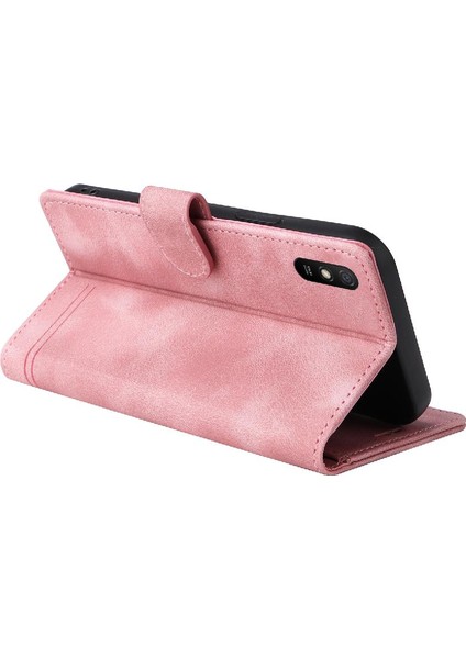 Xiaomi Redmi 9A Için Flip Case Deri Kılıf Kapak Darbeye Basit (Yurt Dışından) modelleri