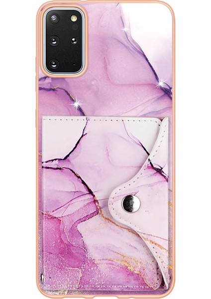 Samsung Galaxy S20 Artı 5g Yumuşak Tpu Tampon Ince Cüzdan Kart Yuvaları (Yurt Dışından)