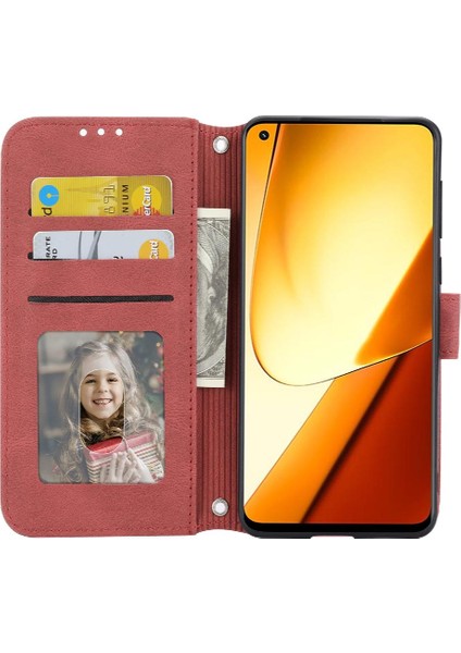 YH Mall Huawei Mate 60 Pro Için Flip Case Cüzdan Kılıf Manyetik Kapatma Kickstand (Yurt Dışından)