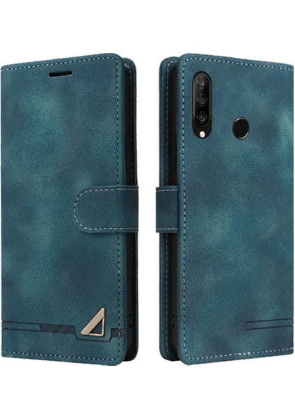 Huawei P30 Lite Için Flip Case Cüzdan Kılıf Darbeye Basit Flip (Yurt Dışından)