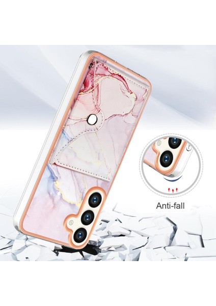 Samsung Galaxy S24 Artı Mermer Ince Cüzdan Yumuşak Tpu Tampon Kartı (Yurt Dışından) modelleri