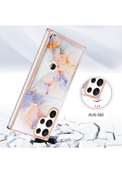 Samsung Galaxy S22 Ultra 5g Kart Yuvaları Için Kılıf Mermer Yumuşak Tpu Tampon (Yurt Dışından) fırsatları