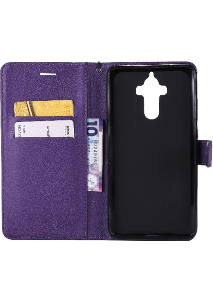 Huawei Mate 9 Için Flip Case Klasik Düz Renk Iş Cüzdan Telefon Kılıfı (Yurt Dışından) fırsatları