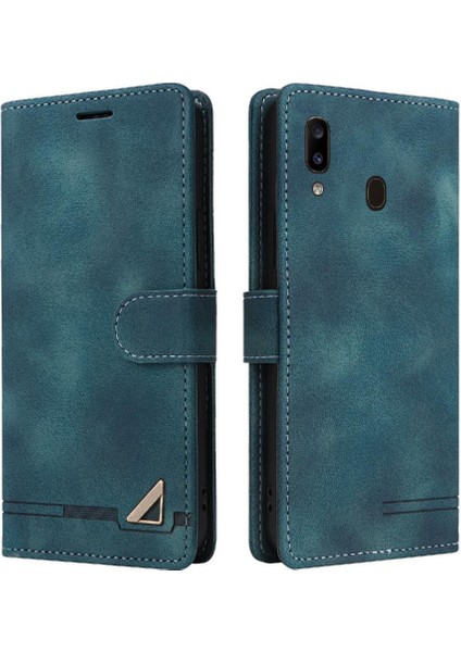 Samsung Galaxy A20E Cüzdan Için Flip Case Basit Iş Kapak Kılıfı (Yurt Dışından)