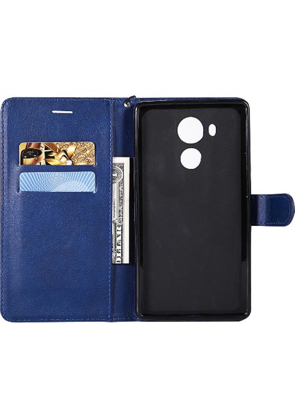Huawei Mate 8 Için Flip Case Yüksek Kaliteli Deri Iş Cüzdan Telefon (Yurt Dışından)