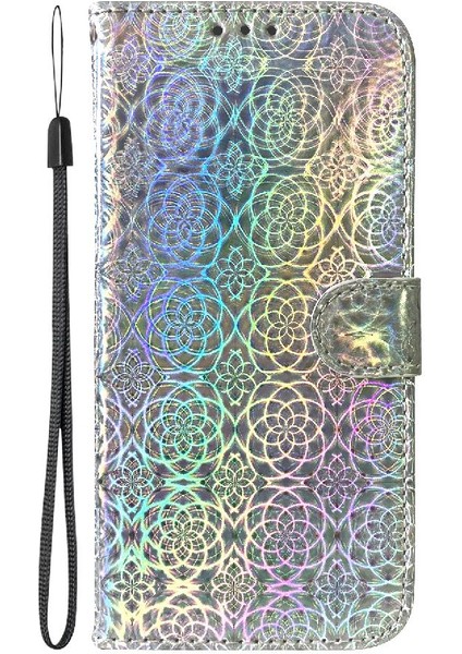 Oneplus Nord Ce4 5g Glitter Renkli Kart Yuvası Premium Pu Için Flip Case (Yurt Dışından)